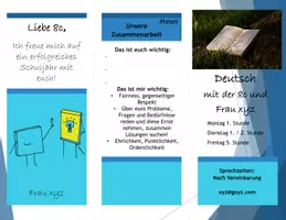 Vorschau - Arbeitsblätter - Broschüre Schuljahresbeginn: Deutsch - Seite 1