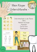 Vorschau - Stundenentwürfe - Mein Körper Unterrichtsreihe - Deckblatt