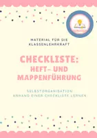 Vorschau - Merkblätter - Unterrichtsmaterial Schulstart: Checkliste Heft- und Mappenführung - Deckblatt