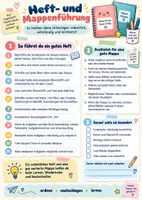 Vorschau - Merkblätter - Unterrichtsmaterial Schulstart: Checkliste Heft- und Mappenführung - Seite 1