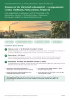 Vorschau - Arbeitsblätter - Gruppenpuzzle Alternativen zum Wirtschaftswachstum: Grünes Wachstum, Postwachstum, Degrowth - Deckblatt