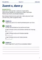 Vorschau - Arbeitsblätter - Koordinatensystem Einstieg Arbeitsheft Klasse 5 bis 6 - Seite 2