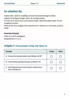 Vorschau - Arbeitsblätter - Konstruktionen und Symmetrie Basisscreening Klasse 7–8 - Seite 1