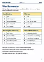 Vorschau - Spiele - Konfliktbarometer Unterrichtsspiel Klasse 5 bis 7 Fair streiten und entscheiden - Seite 2