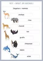 Vorschau - Arbeitsblätter - What an animal - Vocabulary Worksheets - Seite 2