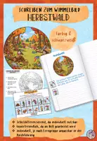 Vorschau - Arbeitsblätter - Schreiben zum Wimmelbild Herbst - Deckblatt