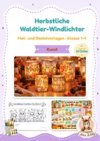 Vorschau - Mal- und Bastelvorlagen - Kunst Klasse 1 - Deckblatt