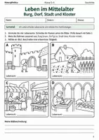 Vorschau - Arbeitsblätter - Geschichte Bundle Klasse 5–6 Steinzeit bis Renaissance - Seite 1