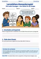 Vorschau - Arbeitsblätter - Lernstärken-Kennenlernspiel Klasse 5–6 - Deckblatt
