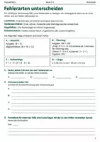 Vorschau - Arbeitsblätter - Mathe Fehlerdetektiv Arbeitsheft Klasse 5 bis 6 - Seite 1