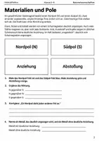 Vorschau - Arbeitsblätter - Magnetismus Lernmalbuch Klasse 5–6 - Seite 1