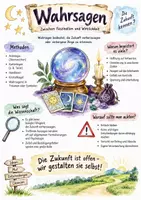 Vorschau - Arbeitsblätter - Lernplakat + AB mit Fragen zum Thema "Wahrsagen" + Lösungsblatt + Infografik - Deckblatt