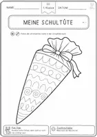 Vorschau - Arbeitsblätter - Schulstart Klasse 1 – Arbeitsblätter - Seite 1
