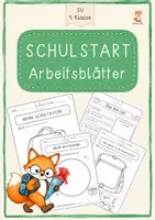Vorschau - Arbeitsblätter - Schulstart Klasse 1 – Arbeitsblätter - Deckblatt