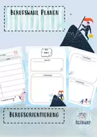 Vorschau - Arbeitsblätter - Plan A und B zur Planung des Berufswahlprozesses Berufsorientierung - Deckblatt