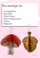 Vorschau - Mal- und Bastelvorlagen - Herbst basteln Klasse 1-4 3D-Anhänger - Seite 3