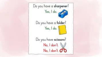 Vorschau - Präsentationen/Tafelbilder - School Things – Part 2 | Englisch Klasse 3/4 - Seite 2
