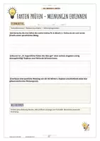 Vorschau - Arbeitsblätter - Fakten prüfen und Meinungen erkennen Sprache in Medien Unterrichtsmaterial Deutsch Klasse 7–9 – Arbeitsblätter Medienkompetenz Social Media Fake News differenziert mit Lösungen - Seite 2
