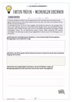Vorschau - Arbeitsblätter - Fakten prüfen und Meinungen erkennen Sprache in Medien Unterrichtsmaterial Deutsch Klasse 7–9 – Arbeitsblätter Medienkompetenz Social Media Fake News differenziert mit Lösungen - Seite 3