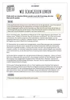 Vorschau - Arbeitsblätter - Wie Schlagzeilen lenken Clickbait Sprache in Medien Unterrichtsmaterial Deutsch Klasse 7–9 – Arbeitsblätter Medienkompetenz Social Media Fake News differenziert mit Lösungen - Seite 1