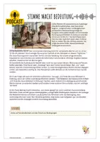 Vorschau - Arbeitsblätter - Betonung und Stimme in Sprache in Medien Unterrichtsmaterial Deutsch Klasse 7–9 – Arbeitsblätter Medienkompetenz Social Media Fake News differenziert mit Lösungen - Deckblatt