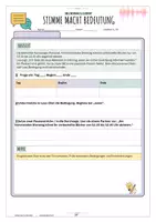 Vorschau - Arbeitsblätter - Betonung und Stimme in Sprache in Medien Unterrichtsmaterial Deutsch Klasse 7–9 – Arbeitsblätter Medienkompetenz Social Media Fake News differenziert mit Lösungen - Seite 1