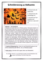 Vorschau - Stundenentwürfe - Schreibtraining zu Halloween - Großschreibung & Zeichensetzung - Seite 2