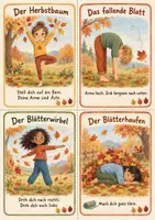 Vorschau - Poster - Herbst-Yoga: 16 Bewegungskarten Kita & Grundschule - Seite 1