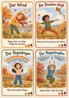 Vorschau - Poster - Herbst-Yoga: 16 Bewegungskarten Kita & Grundschule - Seite 2