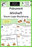 Vorschau - Arbeitsblätter - Pränumerik – Raum-Lage – Miniheft | Vorschule & Klasse 1 - Deckblatt