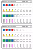Vorschau - Arbeitsblätter - Pränumerik – Reihenfolgen & Muster– Miniheft | Vorschule & Klasse 1 - Seite 2