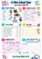 Vorschau - Arbeitsblätter - Back to School – Englisch zum Schuljahresbeginn | Kennenlernen, Reflexion & Ziele - Seite 3