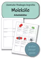 Vorschau - Arbeitsblätter - Moleküle und chemische Bindungen begreifen - Arbeitsblatt - Deckblatt