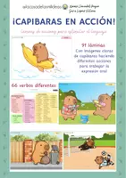 Vista previa - Refuerzo / NEE / Materiales de apoyo - ¡Capibaras en acción! Láminas de acciones - Portada