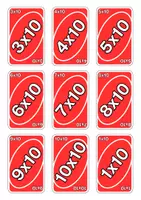 Voorbeeld - Tafel van 10 | Tafeluno | Maaltafelspel - Voorblad