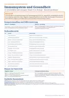 Vorschau - Unterrichtsreihen - Immunsystem & Gesundheit – 15 Arbeitsblätter | Klasse 5/6 - Seite 1
