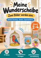 Vorschau - Arbeitsblätter - Wunderscheibe basteln – Optische Täuschung mit Thaumatrop | Kunst Klasse 2–4 - Deckblatt