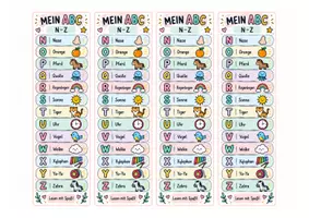 Vorschau - Merkblätter - ABC-Lesezeichen für die Grundschule | Alphabet A-Z - Seite 2