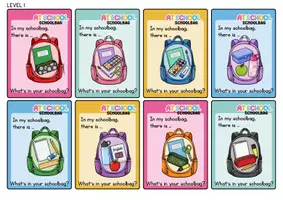 Vorschau - Spiele - Schoolbag Speaking Game | Über 50 Sprechkarten – 3-fach differenziert | Englisch Klasse 5 – 6 - Seite 2