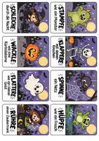 Vorschau - Spiele - Halloween-Bewegungskarten – 20 lustige Bewegungsaufgaben für Kita & Grundschule - Seite 2