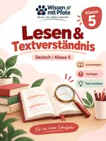 Vorschau - Arbeitsblätter - Lesen & Textverständnis | Deutsch Klasse 5 - Deckblatt