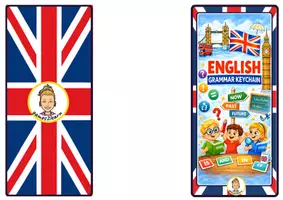 Vista previa - Refuerzo / NEE / Materiales de apoyo - English Grammar Keychain - página 1