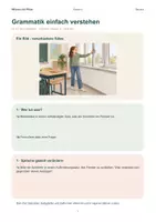 Vorschau - Arbeitsblätter - Grammatik einfach verstehen – Satzarten & Satzglieder | Klasse 5 - Seite 1