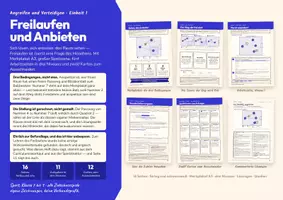Vorschau - Stundenentwürfe - Angreifen und Verteidigen — Spielen lernen in fünf Einheiten, das ganze Paket 5 Einheiten · 80 Seiten · Gymnasium, Klasse 7 bis 9 · Sport · Lösungen im Heft - Seite 1