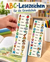 Vorschau - Merkblätter - ABC-Lesezeichen für die Grundschule | A–Z mit Bildern - Deckblatt