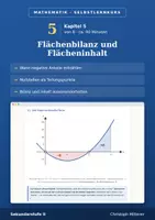 Vorschau - selbst erstellte Cliparts/Grafiken - Flächenbilanz und Flächeninhalt | Selbstlernkurs mit Lösungen | Sek II - Deckblatt