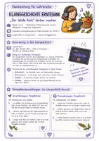 Vorschau - Stundenentwürfe - Erntedank | Erntedankfest | Materialpaket | Hörspur, Hörrätsel & Klanggeschichte | Religion Klasse 1-5 - Seite 2