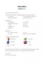 Vorschau - Anderer Materialtyp - Materialliste für Schujahresbeginn editierbar - Deckblatt