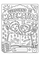 anteprima - Materiale di supporto/inclusione - Copertine per quaderni da colorare - Pagina 1