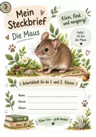 Vorschau - Arbeitsblätter - Steckbrief " Die Maus" - Deckblatt